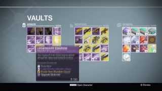 Destiny "Opening 10 Legendary & 3 Exotic Engrams!!" Ruin Wings and More