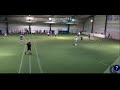 Will white Jersey#12 loose ball recovery & goal shot