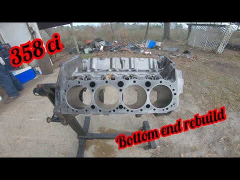 Rebuilding our 358 ci SBC bottom end for our limited late model! Getting ready for next season Ep #2