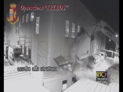 Assalto e rapina alla Sicurtransport a Catanzaro, il video RTC