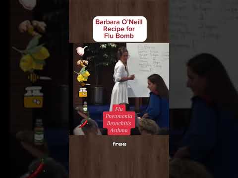 Recipe for Flu, Bronchitis, Asthma, Pneumonia Barbara O'Neill