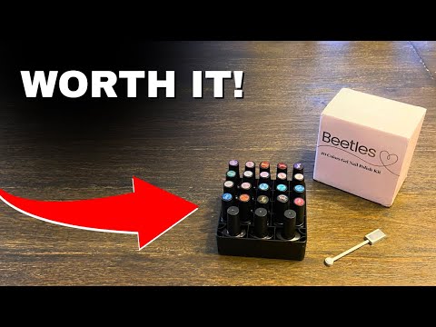 Beetles Cat Eye Gel Nail Polish Set Review – 20 Colors, Matte & Glossy Top Coat, DIY Nails