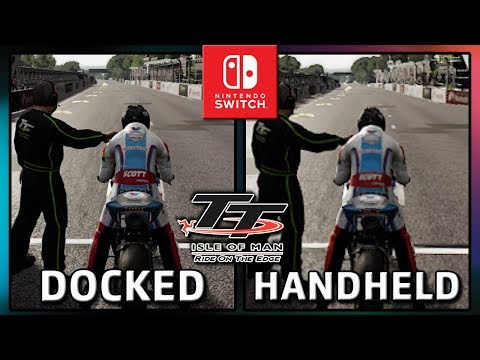 TT Isle of Man | Docked & Handheld | Graphics Comparison & Frame Rate TEST on Switch