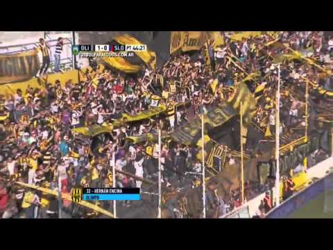 Gol de Encina. Olimpo 1 - San Lorenzo 0. Fecha 28. Primera División 2015. FPT.