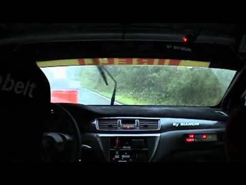 Cameracar Rallyday Alta Valtidone 2013 Tinaburri-Tedeschi Lancer Evo IX N4 5°assoluti