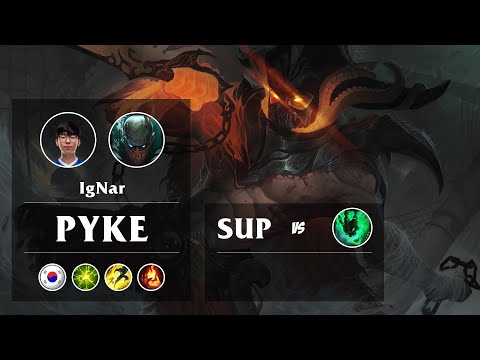 PYKE SUP vs THRESH - KR Challenger/Patch 9.24