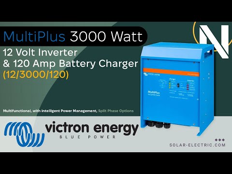 Victron Energy MultiPlus 3000 Watt 12 Volt Inverter (12/3000/120) Overview