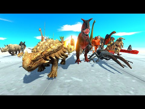 The Dinosaur Race - Animal Revolt Battle Simulator