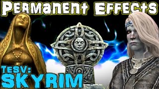 TESV: Skyrim - Permanent/Passive Special Effects Guide (Vanilla)