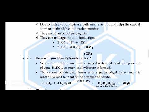 12th Chemistry Answer Key