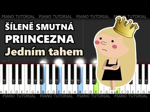 Václav Neckář - Jedním tahem - Miluju a maluju - Šíleně smutná princezna (piano tutorial / jak hrát)