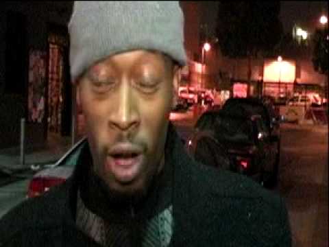 Jahdan Blakkamoore before Dub Mission show on January 17, 2010