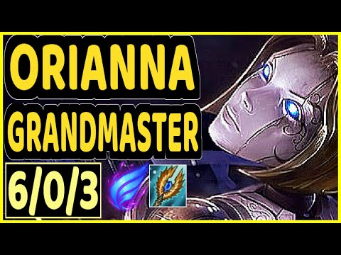 GREVTHAR (ORIANNA) - 6/0/3 KDA MID GAMEPLAY - BR Ranked GRANDMASTER