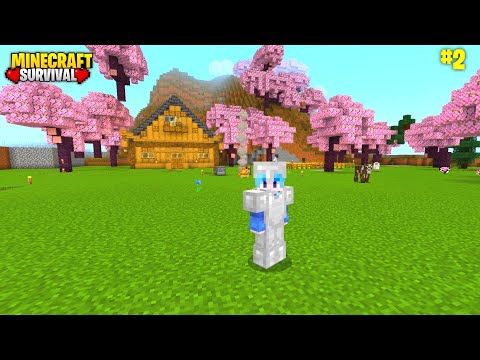 Insane Minecraft Pe Survival Tricks! 💥 | EP2: House & Farm