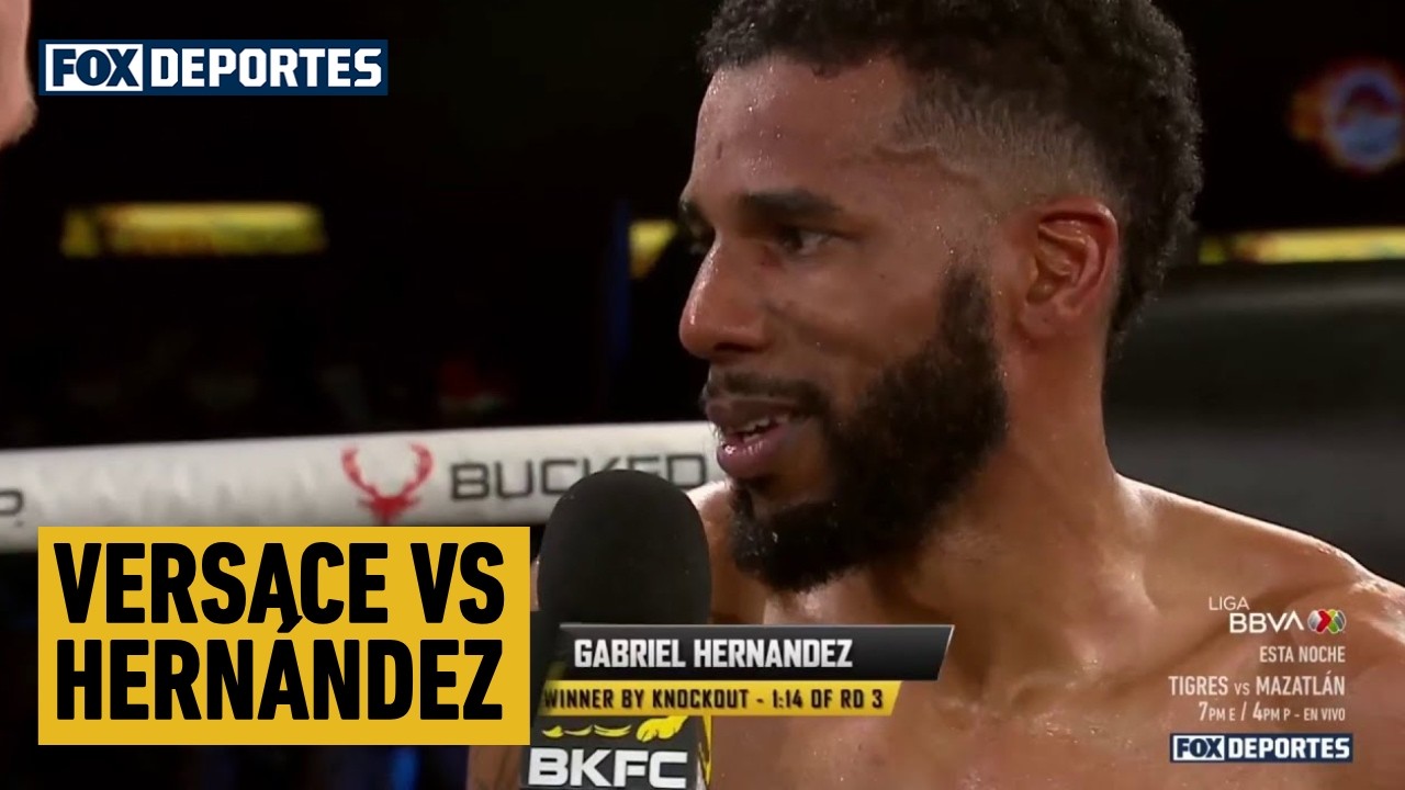 😳💥 VERSACE VS HERNÁNDEZ |Chachi Versace y Gabriel Hernández se enfrentaron | BKFC | Pelea Completa