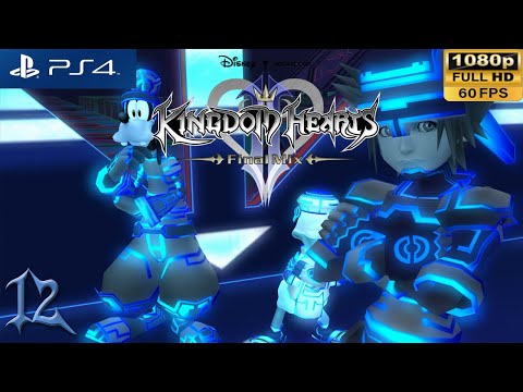 [PS4 1080p 60fps] Kingdom Hearts 2 Walkthrough 12 Space Paranoids - KH HD 1.5 + 2.5 Remix