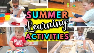 SUMMER ACTIVITIES FOR TODDLERS AND PRESCHOOLERS || Summer Learning Activities at Home