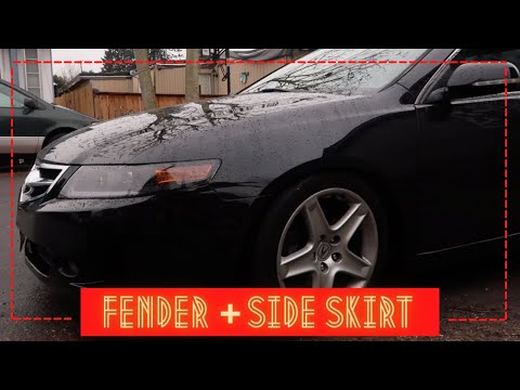 New Fender + Side Skirt For The TSX