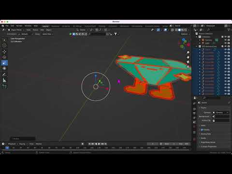 Blender - Scale Rotate SVG import