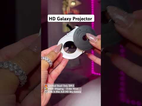 HD Galaxy Projector Lamp | Sky Night Light | Cosmic Galaxy Light for Bedroom & Home Decor #Dance