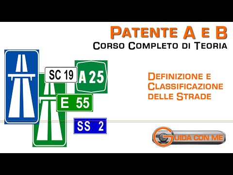 Definizione e classificazione delle strade-Trucchi e consigli per l'esame a quiz patente b