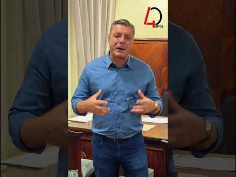 Prefeito de Santos Rogério Santos deseja os parabéns para o Boqnews