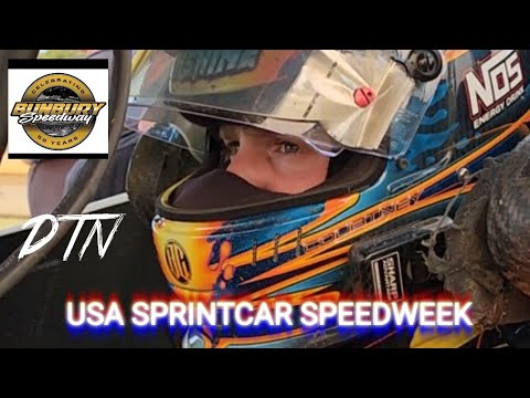 USA SPRINTCAR SPEEDWEEK Rnd 6 Highlights Bunbury Speedway 14-1-2023