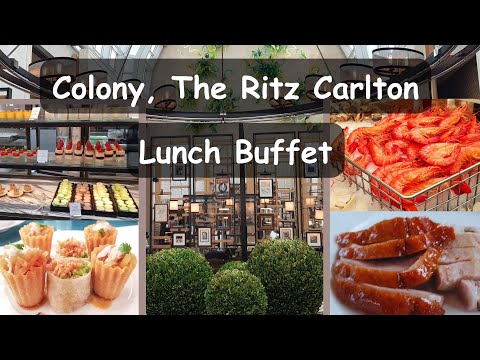 Buffet de almoço durante a semana no Colony, The Ritz Carlton, Millenia Singapore
