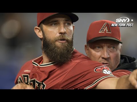 Madison Bumgarner restrained by teammates after umpire’s ejection | New York Post Sports