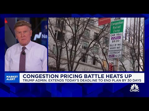 Trump administration extends deadline for NYC to end congestion pricing by 30 days