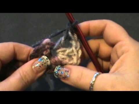 How to Crochet the Flower for the "Crocheted Posey Purse"-Video 1 of 2