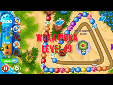 Marble woka woka | jungle blast | level 49 | No boosters | gameplay