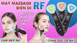 Máy massage điện di RF làm lạnh kết hợp ánh sáng sinh học làm đẹp da mặt - bí quyết giữ gìn nét thanh xuân