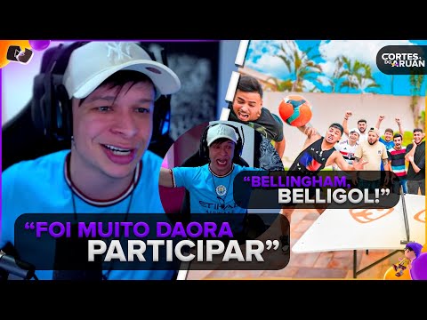 ARUAN REAGE: CAMPEONATO DE FUT-MESA COM TODOS MEUS AMIGOS ⚽️ !!!! (LEO DA HORNET) - Cortes do Aruan