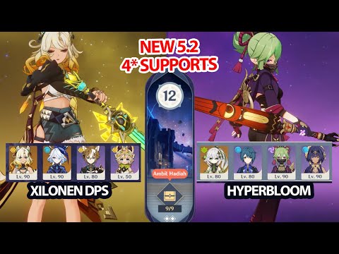 C1 Xiilonen DPS + Hyperbloom Kuki | Spiral Abyss 5.2 Floor 12