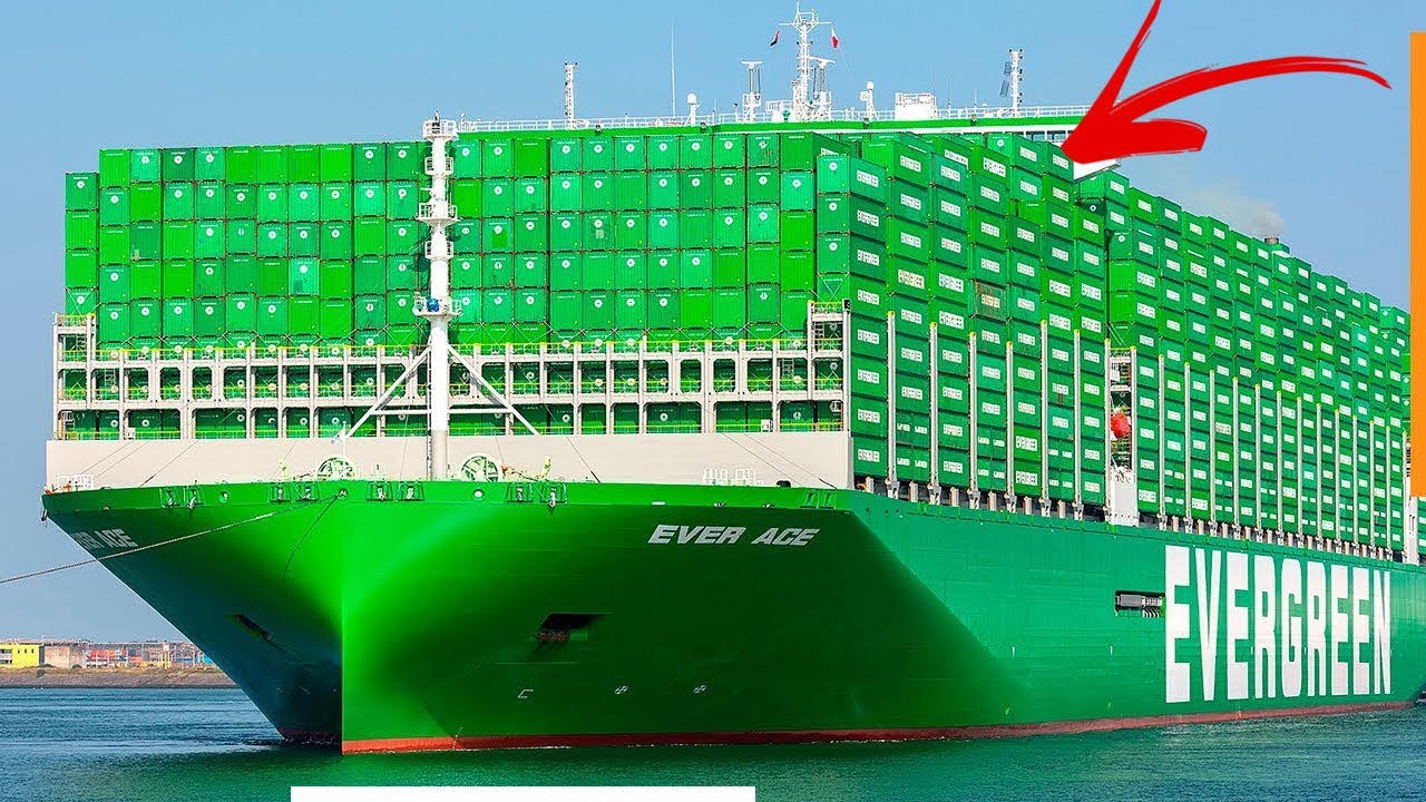 Por Dentro do Maior Mega Navio Porta-Contêineres do Mundo!