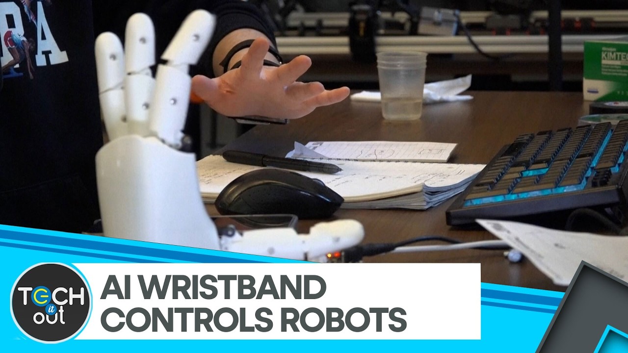 MIT's AI Wristband Controls Robots in Real Time | Human-Machine Interface | Tech It Out