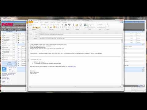 Demo of an RFI workflow in Spitfire Project Management System
