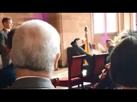 Owl attacks best man after delivering wedding rings