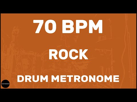 Rock | Drum Metronome Loop | 70 BPM