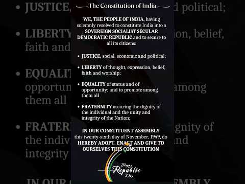 Happy republic day 🇮🇳|Preamble of constitution|republic status #republicday #2023 #trendingshorts