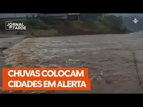Chuvas colocam 73 municípios do Rio Grande do Sul em estado de alerta
