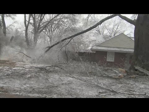 Ice Storm damage in Millington
