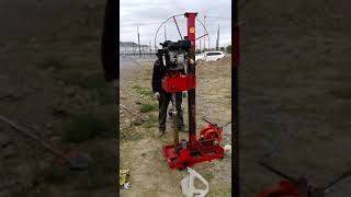 50m depth small portable core drilling machine, geotechnical engineering drilling rig