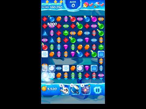 Jewel Pop Mania:Match 3 Puzzle Level 193 ( Ice Cream Town Episode ) - Walkthrough ( No Booster )