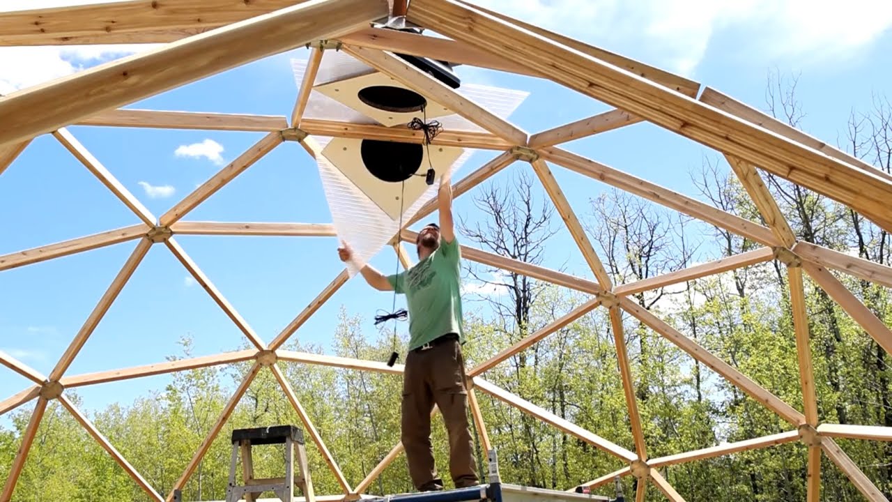 Building Our Geodesic Dome Greenhouse For Homesteading & 4 Season Food Production