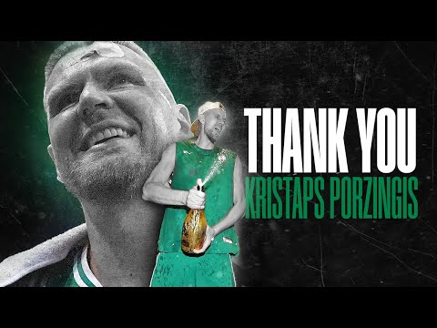 Kristaps Porzingis Top 10 Plays for Boston Celtics | Thank you CHAMP 🦄