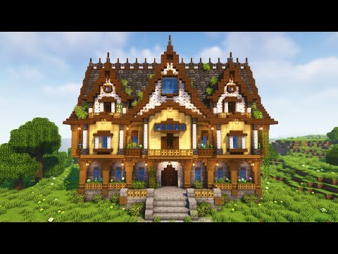 EPIC Minecraft Medieval Mansion Tutorial