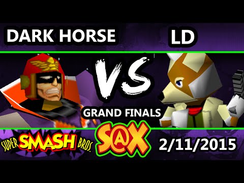 S@X - LD (Fox) Vs. Dark Horse (Captain Falcon) SSB64 Grand Finals - Super Smash Bros.