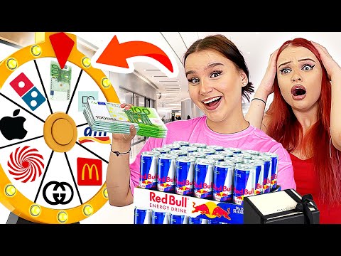 Schwester muss mir ALLES KAUFEN 😳🍀 was ich drehe ! (Glücksrad Challenge) - Celina
